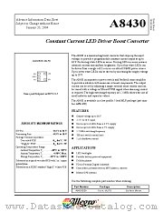 A8430 datasheet pdf Allegro MicroSystems