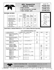 2N2194B datasheet pdf Amelco Semiconductor