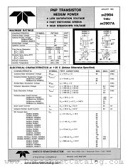 2N2907 datasheet pdf Amelco Semiconductor