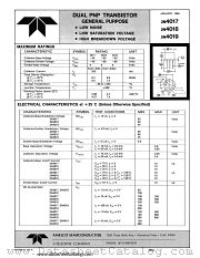 2N4017 datasheet pdf Amelco Semiconductor