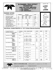2N4881 datasheet pdf Amelco Semiconductor
