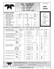 2N915A datasheet pdf Amelco Semiconductor