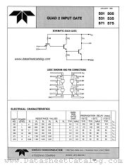 535 datasheet pdf Amelco Semiconductor
