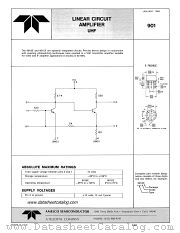 901 datasheet pdf Amelco Semiconductor