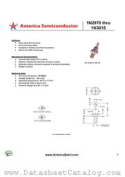 1N3014 datasheet pdf America Semiconductor