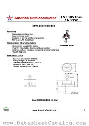 1N3332 datasheet pdf America Semiconductor