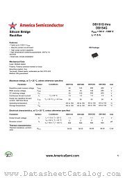 DB154G datasheet pdf America Semiconductor