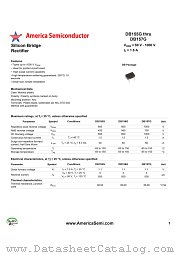 DB155G datasheet pdf America Semiconductor
