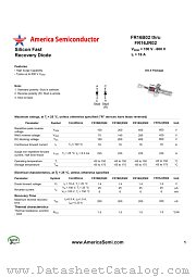 FR16JR02 datasheet pdf America Semiconductor