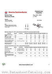FR20D02 datasheet pdf America Semiconductor