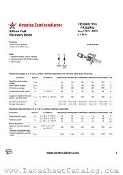 FR30G02 datasheet pdf America Semiconductor