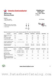 FR40BR02 datasheet pdf America Semiconductor