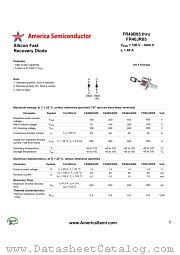 FR40B05 datasheet pdf America Semiconductor