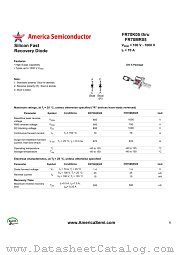 FR70K05 datasheet pdf America Semiconductor