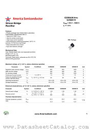 G2SBA10 datasheet pdf America Semiconductor