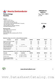 KBP210 datasheet pdf America Semiconductor