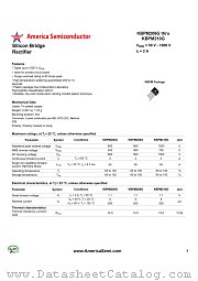 KBPM210G datasheet pdf America Semiconductor