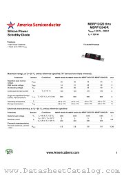 MBRF12020R datasheet pdf America Semiconductor