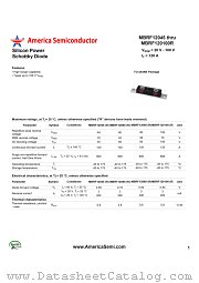 MBRF120100 datasheet pdf America Semiconductor