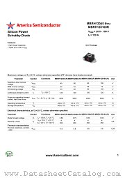 MBRH12060R datasheet pdf America Semiconductor