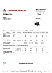 MBRH24060R datasheet pdf America Semiconductor