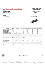 MBRT12060R datasheet pdf America Semiconductor