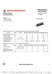 MBRT20040R datasheet pdf America Semiconductor