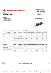 MBRT500100 datasheet pdf America Semiconductor