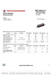 MSRT15080(A) datasheet pdf America Semiconductor