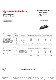MSRT200120(A) datasheet pdf America Semiconductor