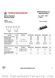 MSRT250120(A) datasheet pdf America Semiconductor