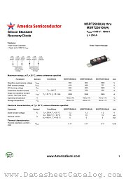 MSRT25060(A) datasheet pdf America Semiconductor