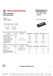 MSRTA400100(A) datasheet pdf America Semiconductor