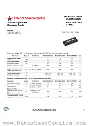 MURTA60020 datasheet pdf America Semiconductor