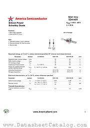 SD4145 datasheet pdf America Semiconductor