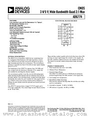 ADG774 datasheet pdf Analog Devices