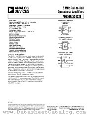 AD8529 datasheet pdf Analog Devices