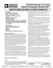 ADM3315E datasheet pdf Analog Devices