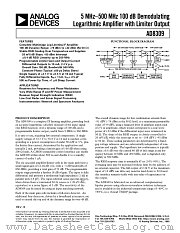 AD8309 datasheet pdf Analog Devices