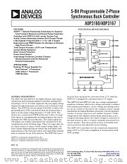 ADP3167 datasheet pdf Analog Devices