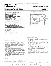 AD7678 datasheet pdf Analog Devices