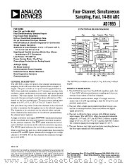 AD7865 datasheet pdf Analog Devices