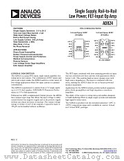 AD824 datasheet pdf Analog Devices