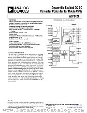 ADP3421 datasheet pdf Analog Devices