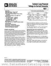 1B21AN datasheet pdf Analog Devices