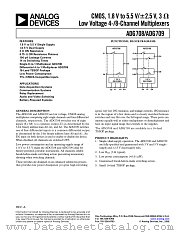 ADG708 datasheet pdf Analog Devices