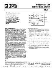 AD625 datasheet pdf Analog Devices