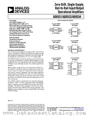 AD8554 datasheet pdf Analog Devices