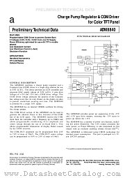 ADM8840 datasheet pdf Analog Devices