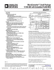 ADUC814 datasheet pdf Analog Devices